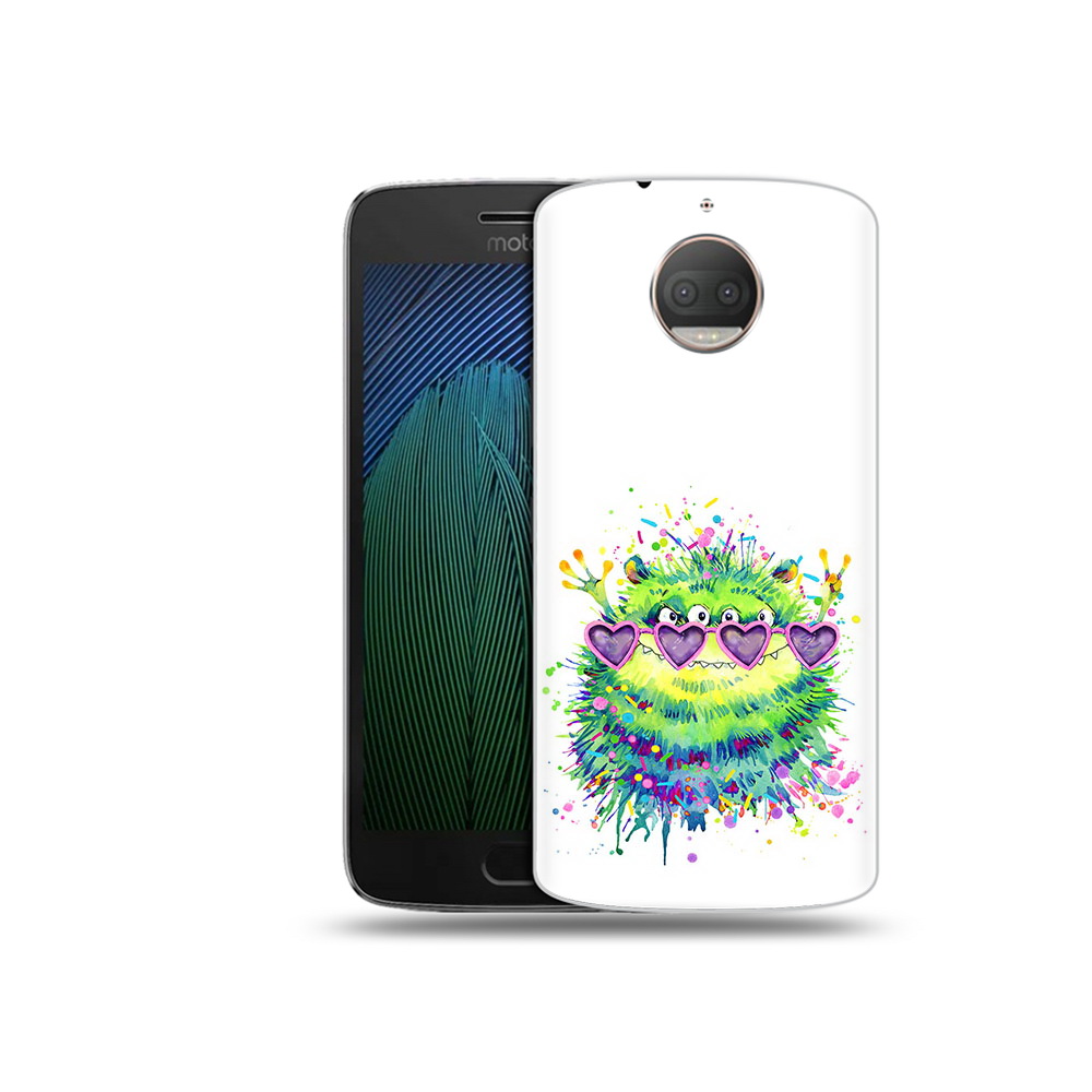

Чехол MyPads Tocco для Motorola Moto G5S Plus Пушистый персонаж (PT75337.377.142), Прозрачный, Tocco