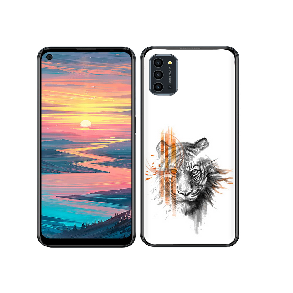 

Чехол MyPads Tocco для Oukitel K9 Pro огненный тигр, Прозрачный, Tocco