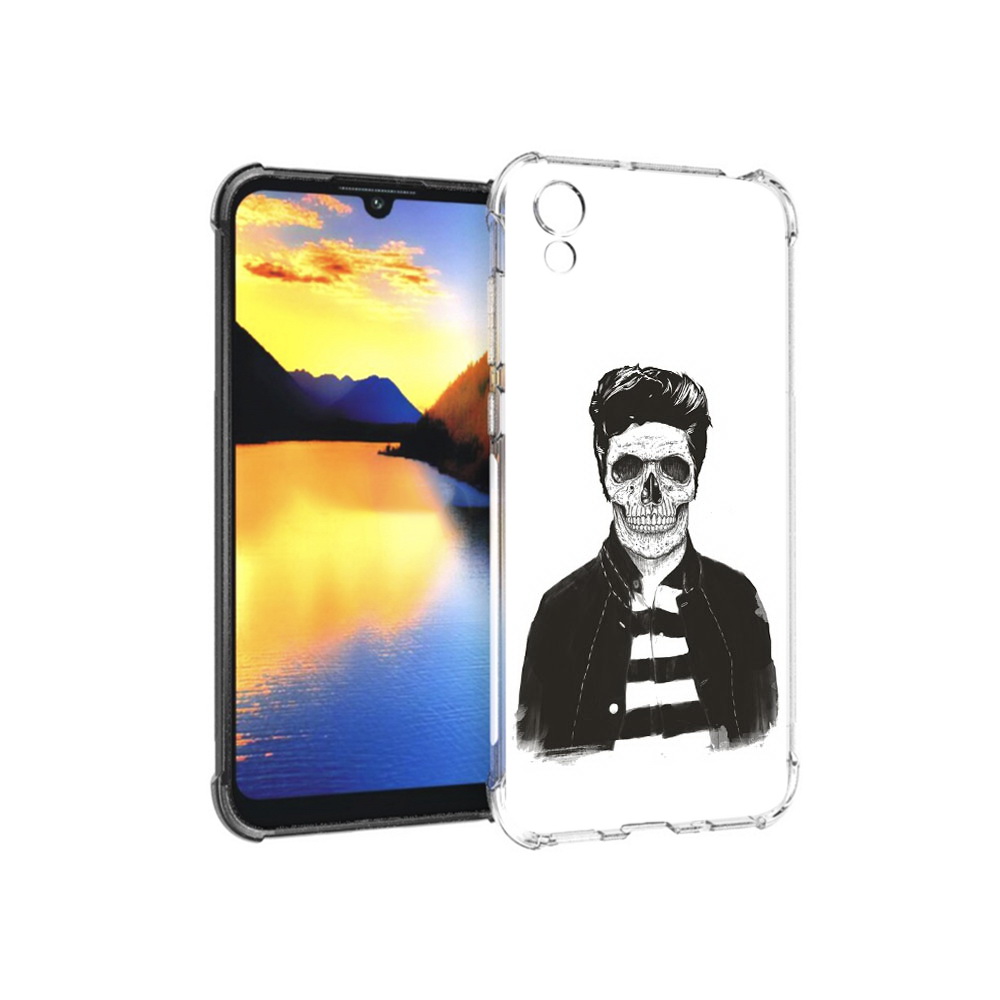

Чехол MyPads Tocco для Huawei Y5 скелет, Прозрачный, Tocco