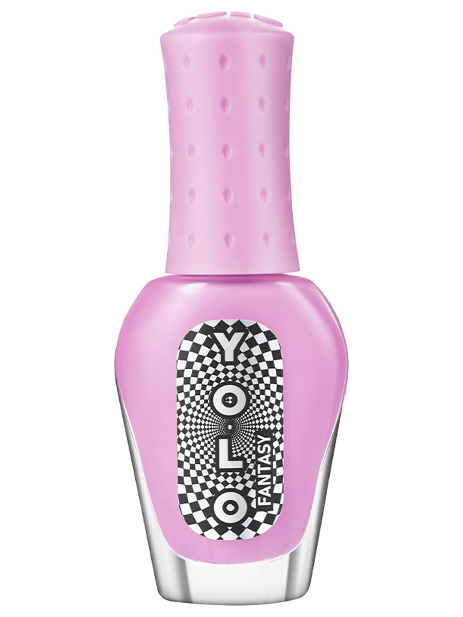 Лак для ногтей YOLO розовый Fantasy тон 124 50шт комплект мини пилочка для ногтей красочные губки шлифовка буферные полосы для лака ногтей маникюр 16z