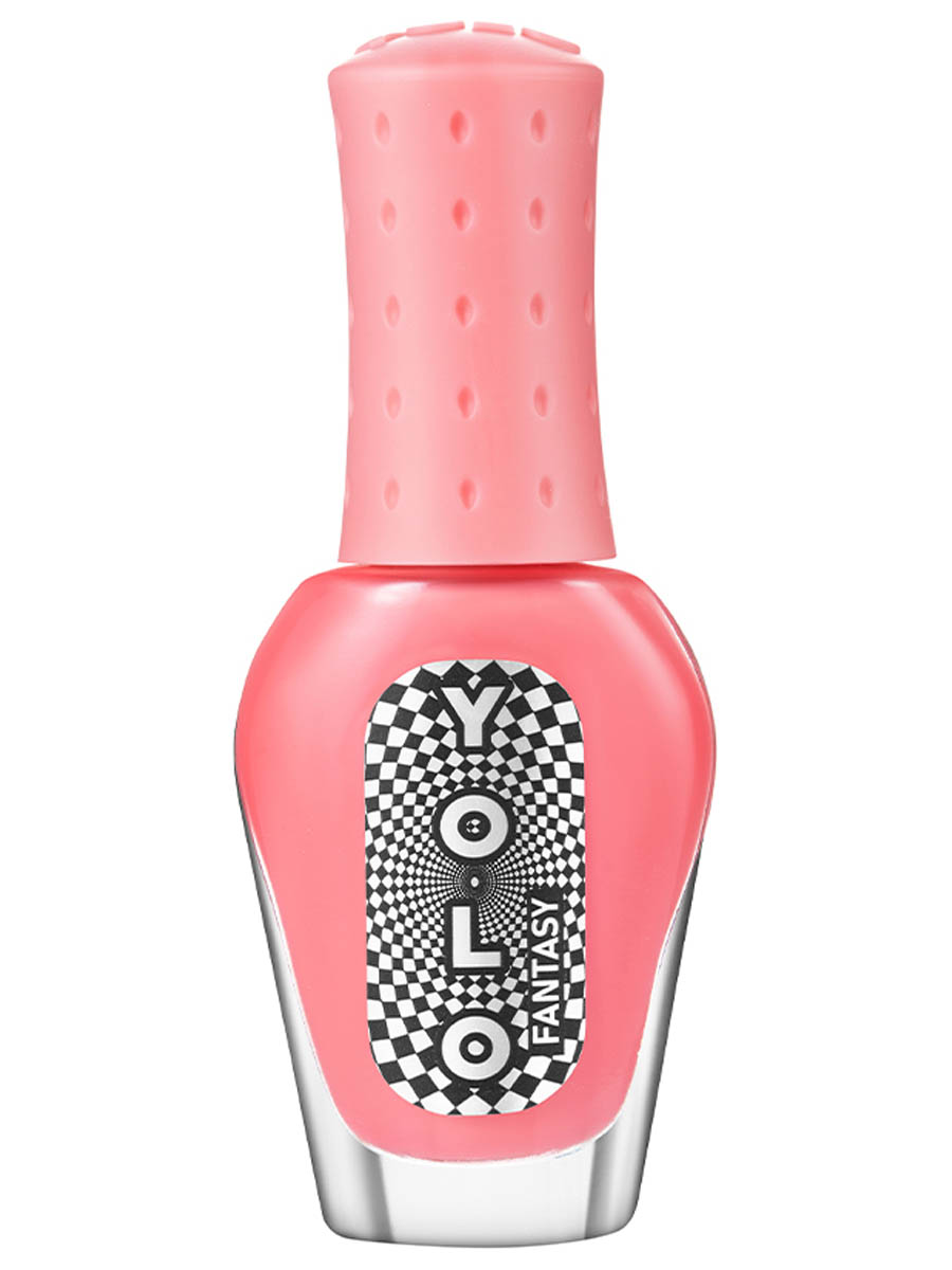 Лак для ногтей YOLO розовый Fantasy тон 123 50шт комплект мини пилочка для ногтей красочные губки шлифовка буферные полосы для лака ногтей маникюр 16z