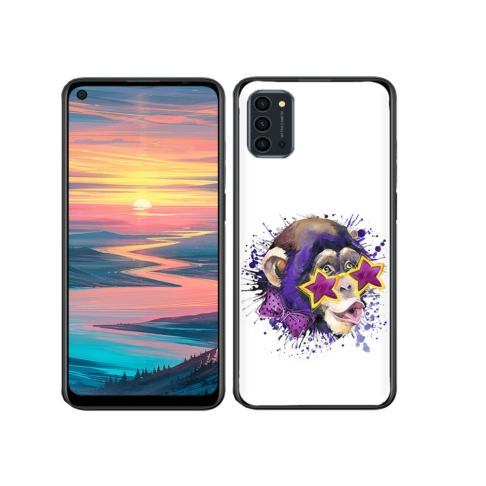 

Чехол MyPads Tocco для Oukitel K9 Pro обезьяна в очках, Прозрачный, Tocco