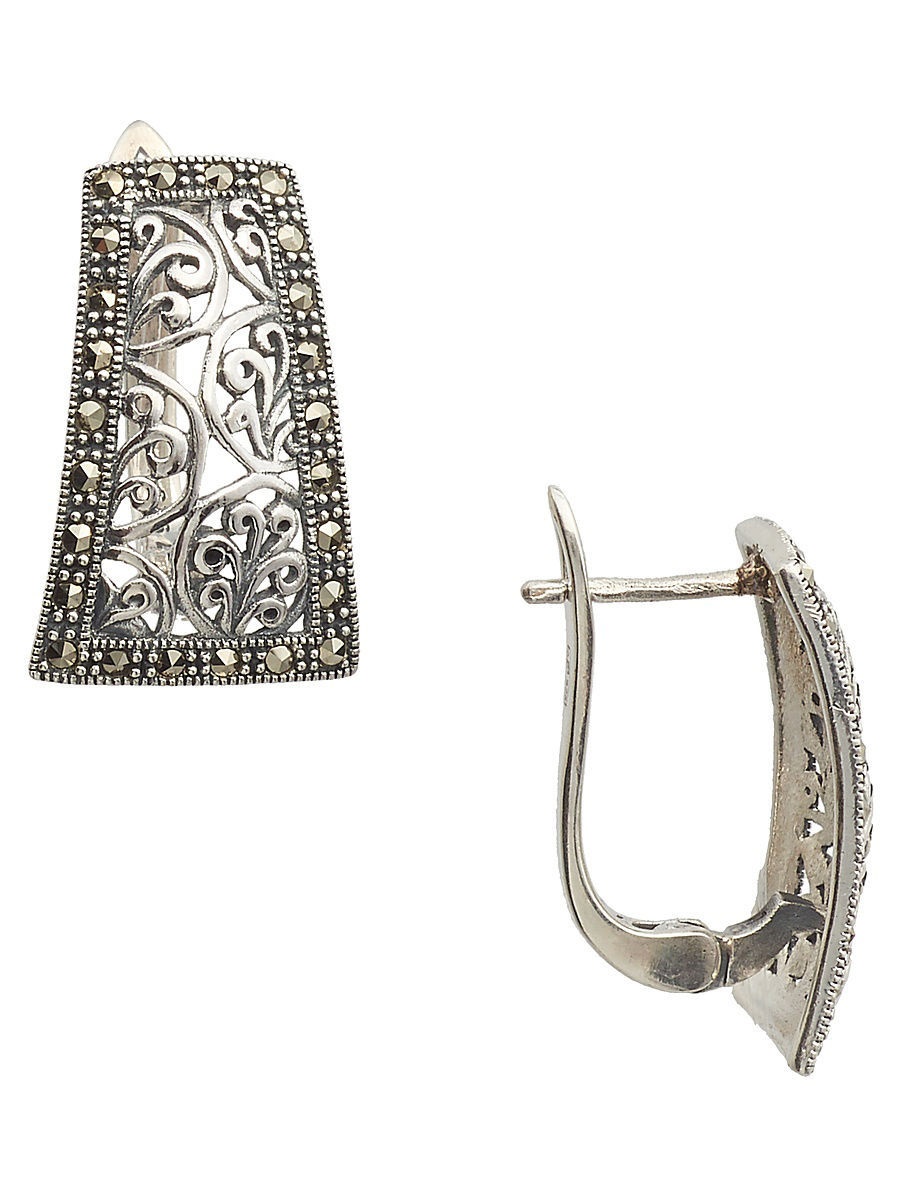 

Серьги из серебра с марказитом Марказит HE884-7632, HE884-7632