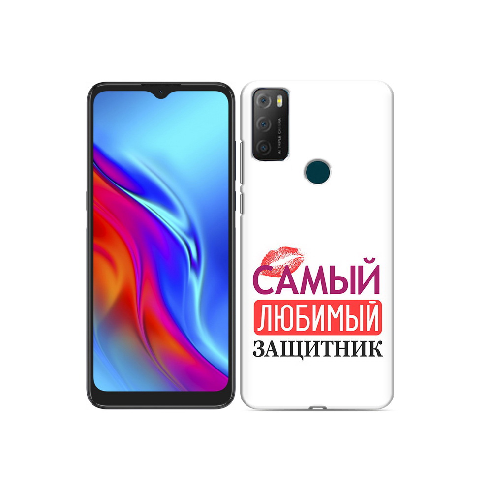

Чехол MyPads Tocco для TCL 20e любимый защитник, Прозрачный, Tocco