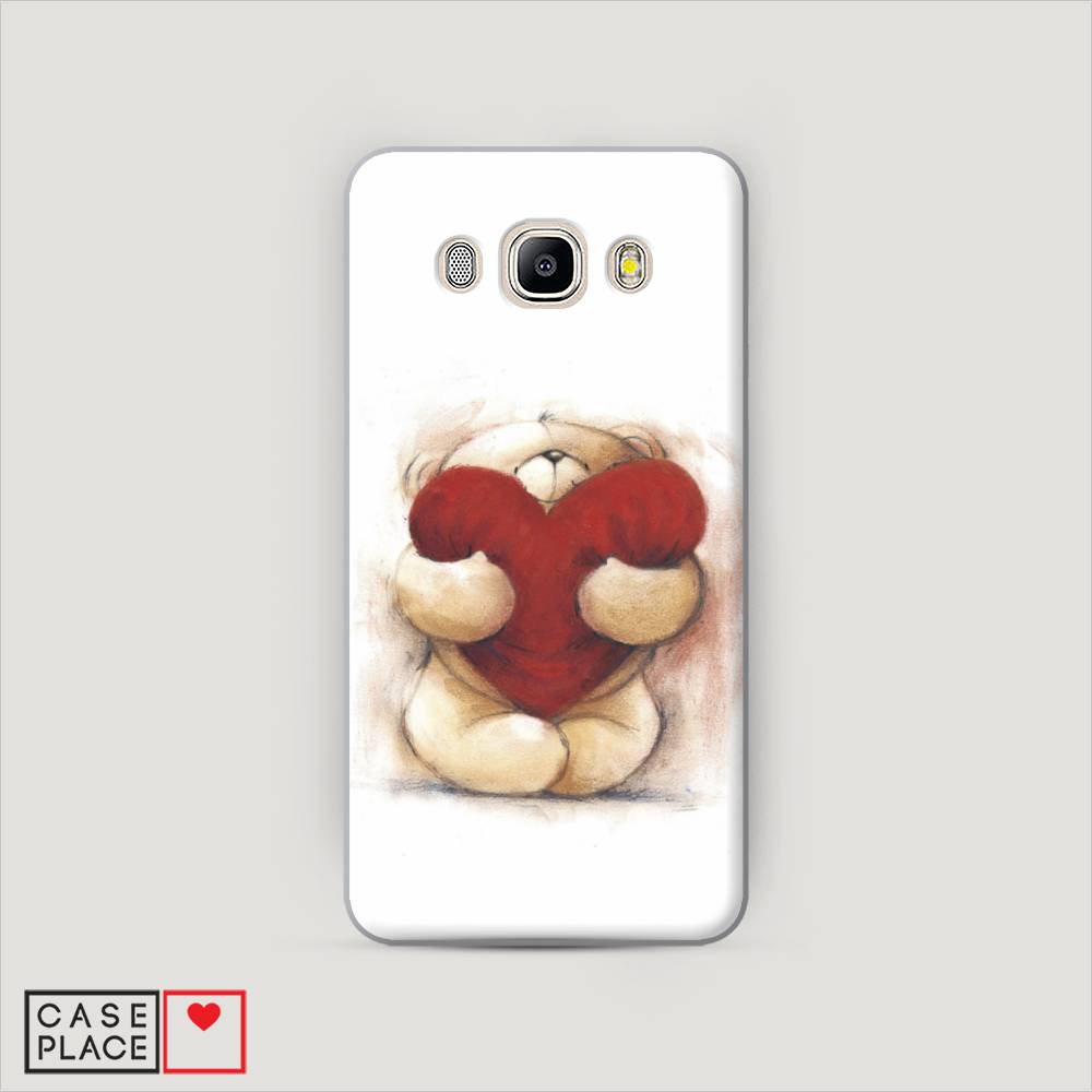 

Чехол Awog "Мишка с сердцем 1" для Samsung Galaxy J7 2016, 23040-5