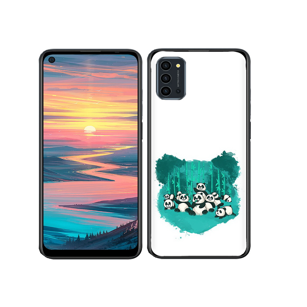 

Чехол MyPads Tocco для Oukitel K9 Pro нарисованные панды, Прозрачный, Tocco