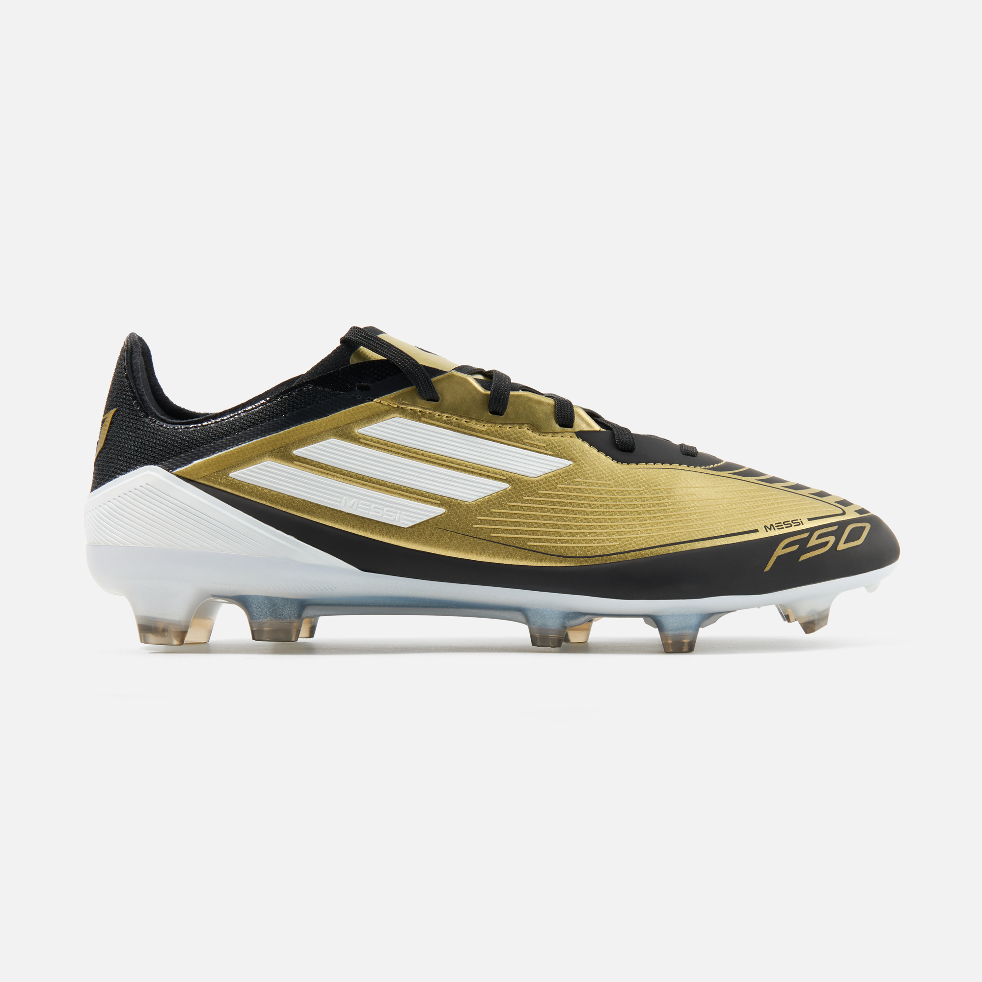 

Бутсы мужские Adidas F50 Pro FG Messi JI2502 черно-золотистые 9 UK, Черный;золотистый, F50 Pro FG Messi