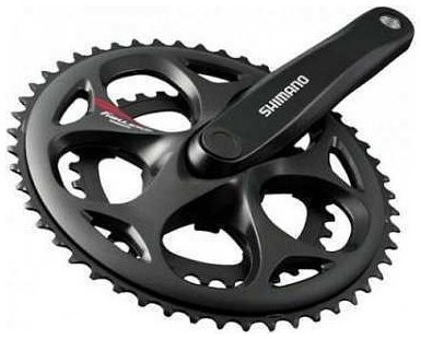 

Система шатунов SHIMANO Tourney A070, 2x7/8ск, 170мм, SQR, 50/34, черный