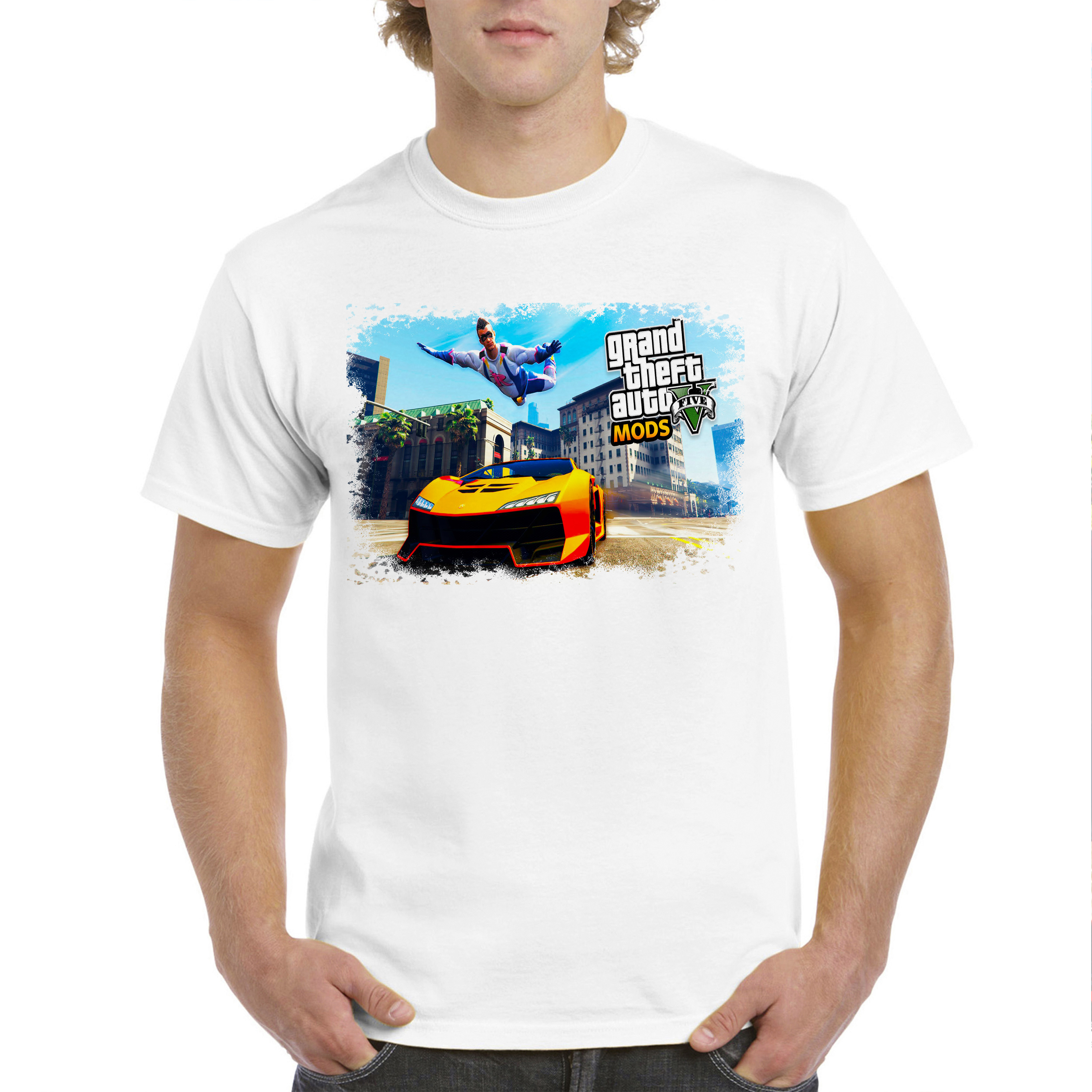 

Футболка унисекс CoolPodarok 4M041370 белая 64 RU, Белый, 4M041370