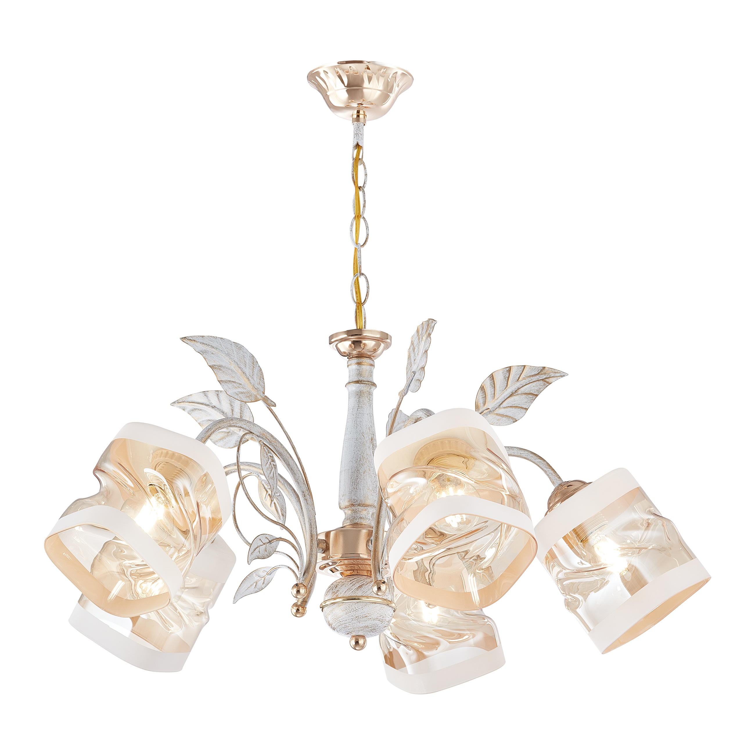 

Люстра подвесная Arte Perfetto Luce 3333.7314.5.WT+FGD 5хE27х40W, 3333.7314.5.WT+FGD