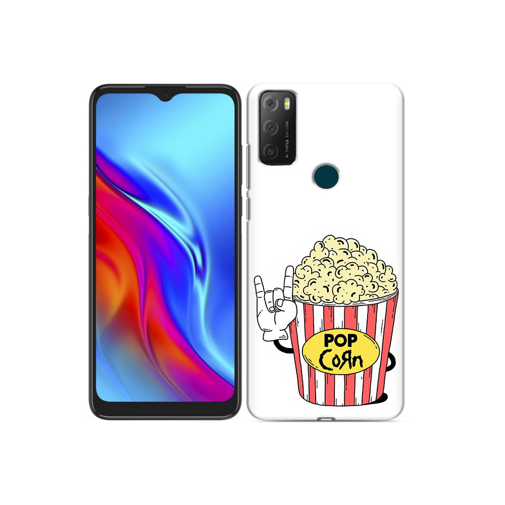 

Чехол MyPads Tocco для TCL 20e крутой попкорн, Прозрачный, Tocco