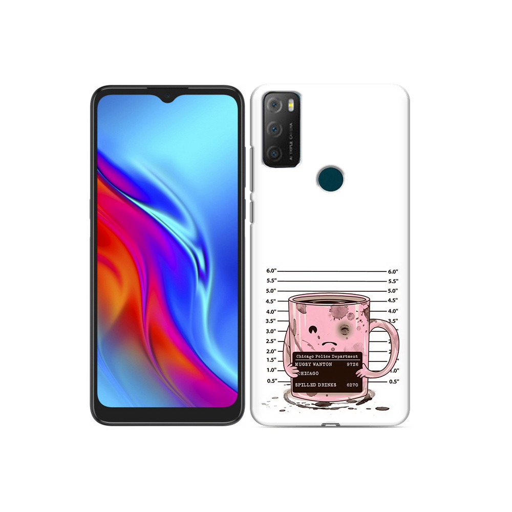

Чехол MyPads Tocco для TCL 20e кружка, Прозрачный, Tocco