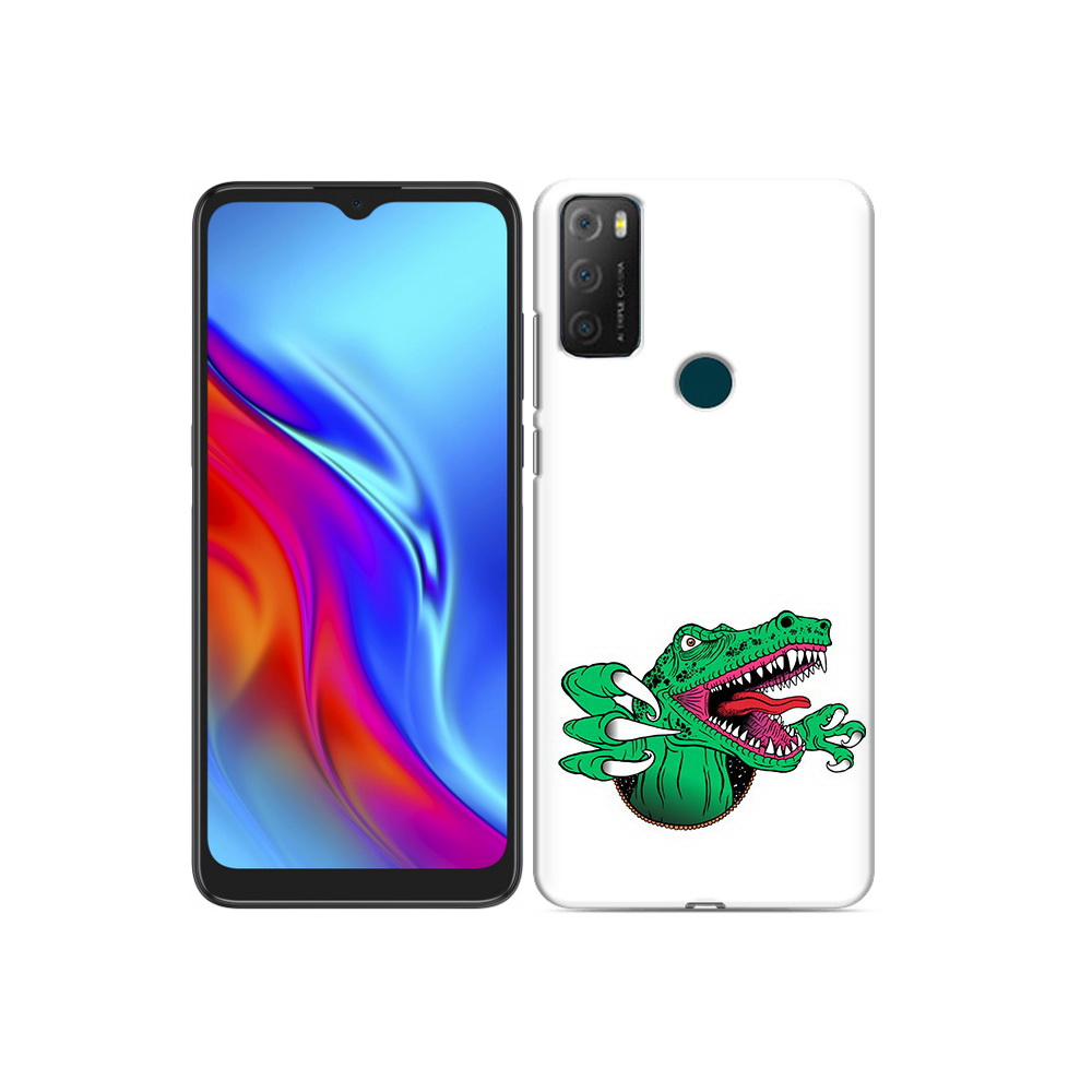 

Чехол MyPads Tocco для TCL 20e крокодил, Прозрачный, Tocco