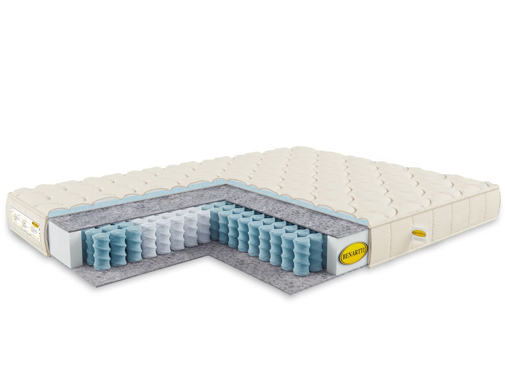 

Матрас Benartti Optimal Soft TFK 175x180, Бежевый, Optimal Soft TFK