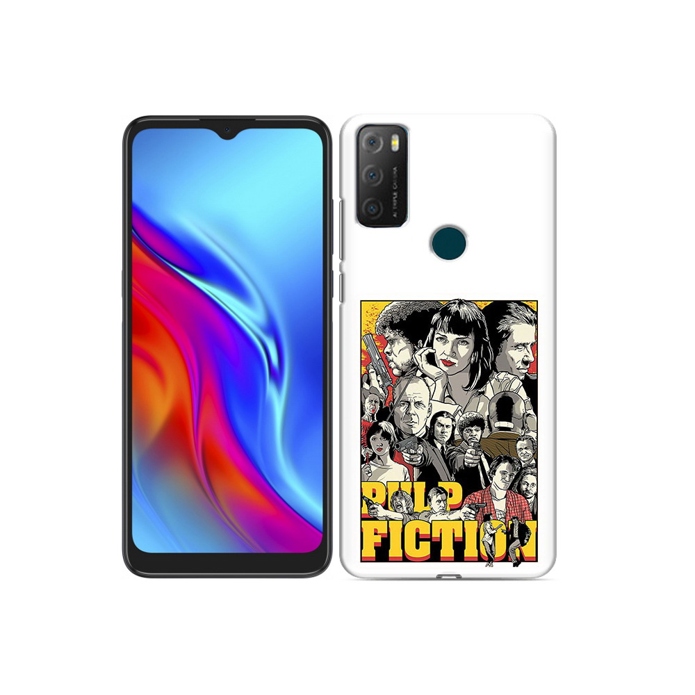 Чехол MyPads Tocco для TCL 20e комикс картинка