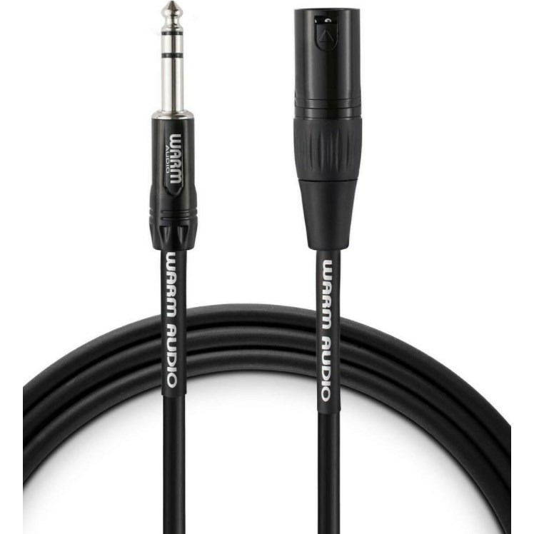 фото Кабель аудио 1xjack - 1xxlr warm audio pro-xlrm-trsm-1.8m