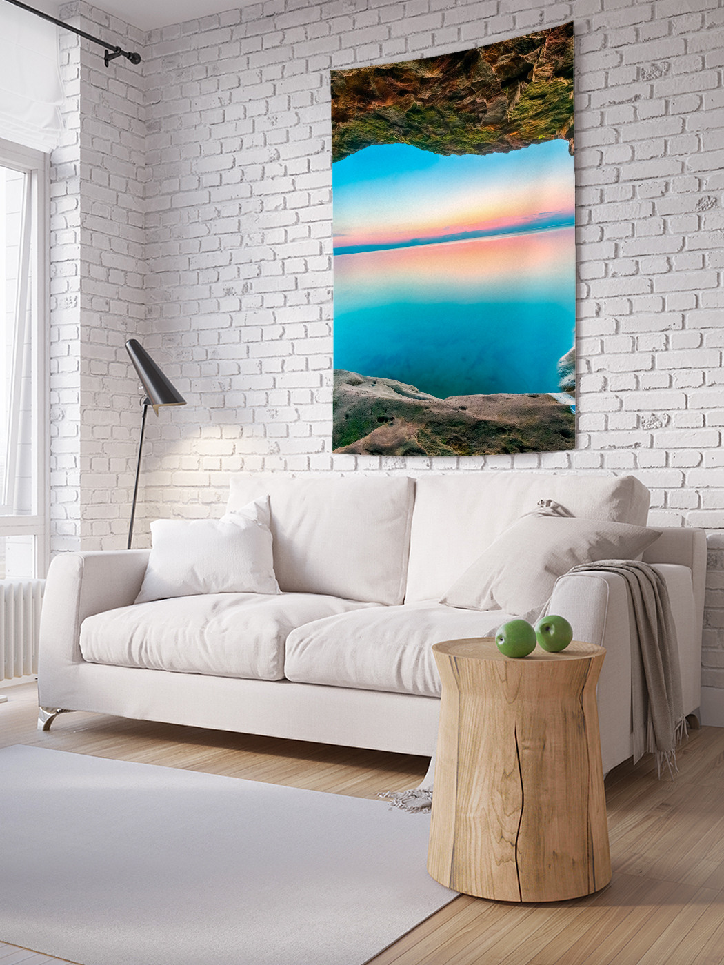 

Вертикальное фотопанно на стену JoyArty Пещерная рамка 100x150 см, Пещерная рамка
