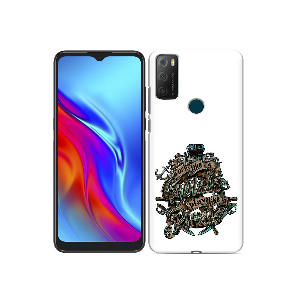 

Чехол MyPads Tocco для TCL 20e капитан пиратов, Прозрачный, Tocco