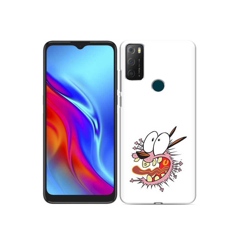 

Чехол MyPads Tocco для TCL 20e испуганный бобик, Прозрачный, Tocco