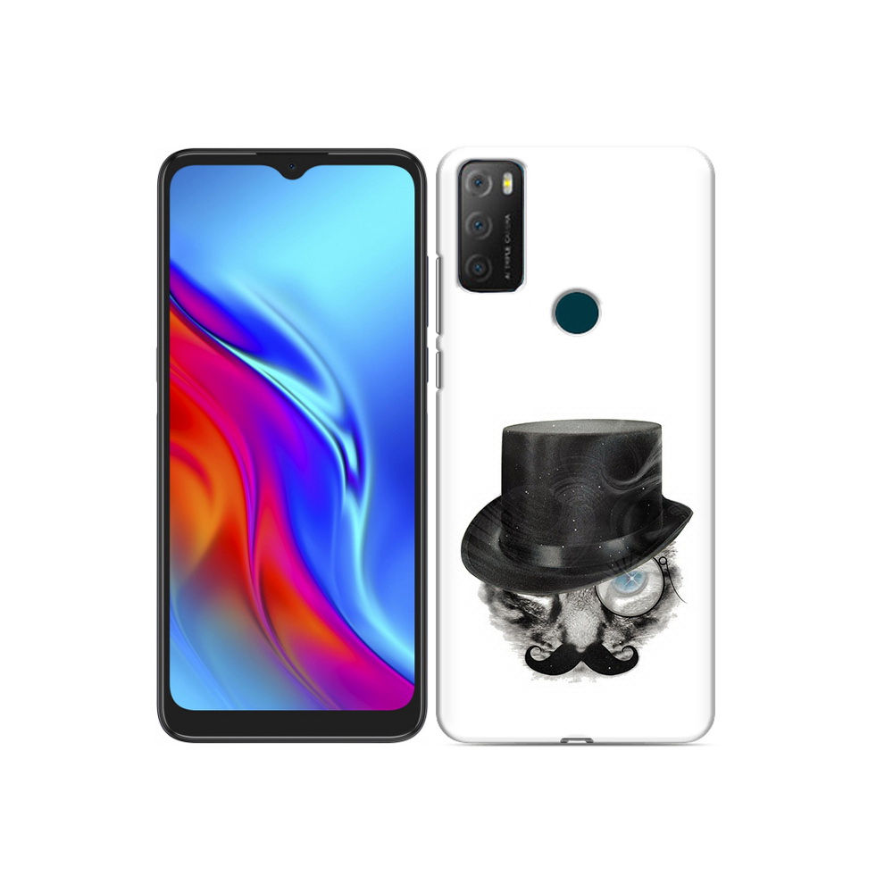 

Чехол MyPads Tocco для TCL 20e интелегентный кот, Прозрачный, Tocco