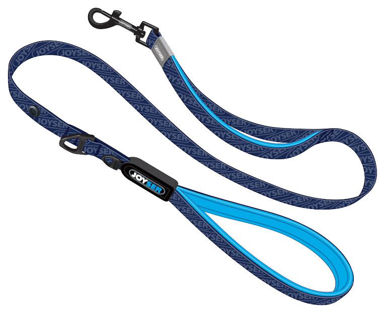 фото Поводок для собак walk base leash l синий с голубым joyser