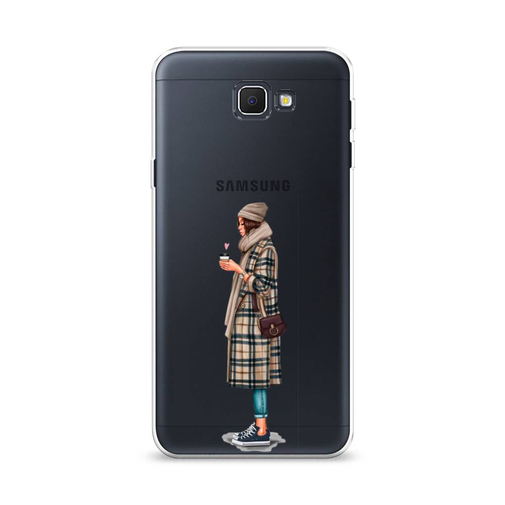 

Чехол на Samsung Galaxy J5 Prime 2016 "Утренний кофе", Коричневый;бежевый, 22950-6