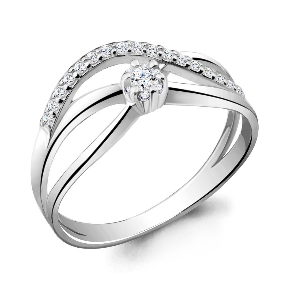 

Кольцо из серебра с фианитом Aquamarine Aquamarine 62753А_925_р р. 16,5, 62753А_925_р