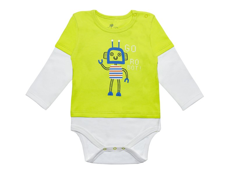 

Боди детское Palloncino ВЯ00024-1/м цв. зелено-молочный р. 80, ВЯ00024-1/м