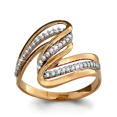 

Кольцо из красного золота с фианитом Aquamarine Aquamarine 62679А_585_кз р. 17, 62679А_585_кз