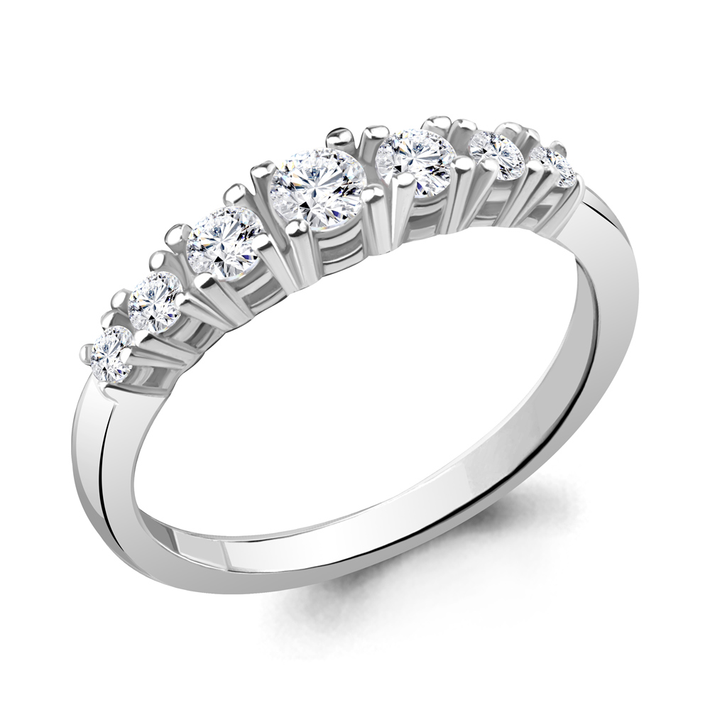 

Кольцо из серебра с фианитом Aquamarine Aquamarine 624081А_925_р р. 16,5, 624081А_925_р