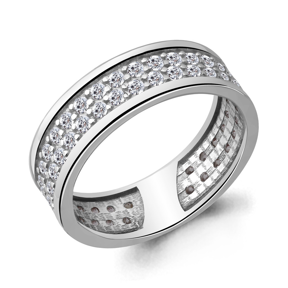 

Кольцо из серебра с фианитом Aquamarine Aquamarine 62371А_925_р р. 18,5, 62371А_925_р