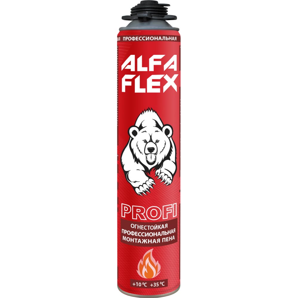 

Пена ALFAFLEX пистолетная, огнестойкая 770757, Белый