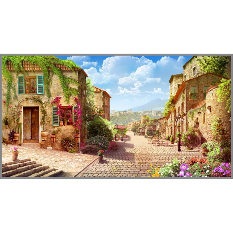 Алмазная вышивка Milato Итальянские улочки, 48x25 см