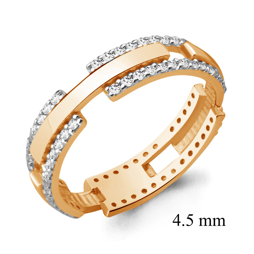 

Кольцо из серебра с фианитом Aquamarine Aquamarine 62311А_925_з р. 18,5, 62311А_925_з
