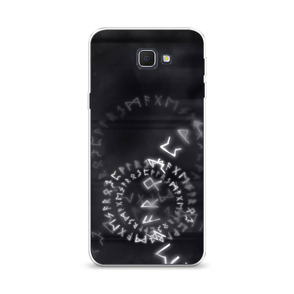 

Чехол на Samsung Galaxy J5 Prime 2016 "Руны", Серый;черный, 22950-3