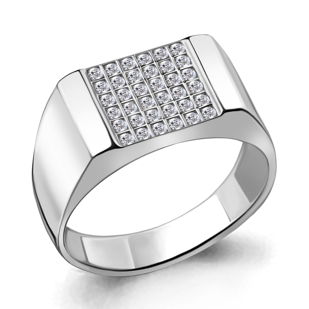 

Кольцо из серебра с фианитом Aquamarine Aquamarine 62144А_925_р р. 20, 62144А_925_р