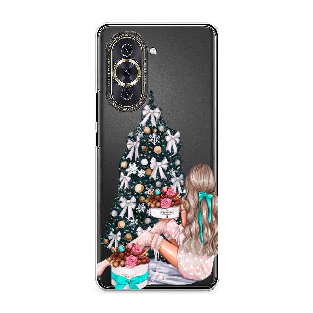 

Чехол для Huawei Nova 10 Pro "New Year", Зеленый;бежевый;голубой, 6109050-5