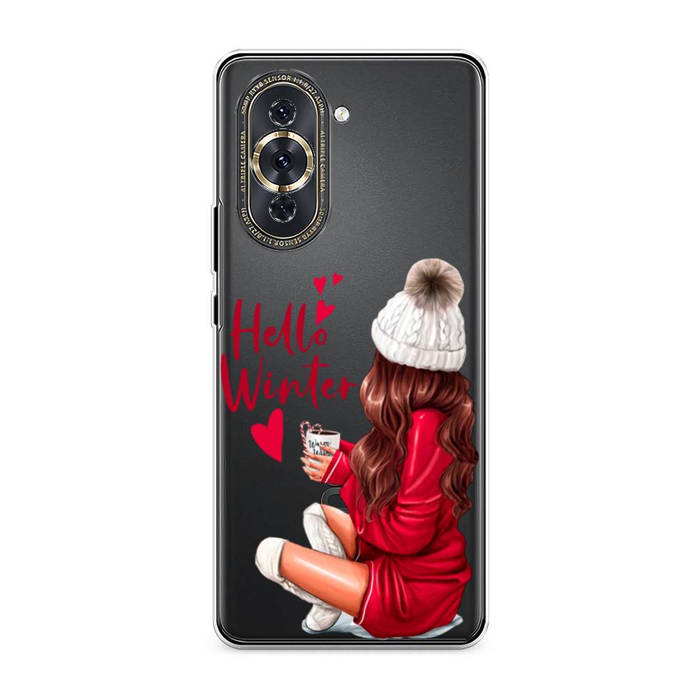 

Чехол для Huawei Nova 10 Pro "Hello winter", Красный;белый;коричневый, 6109050-5