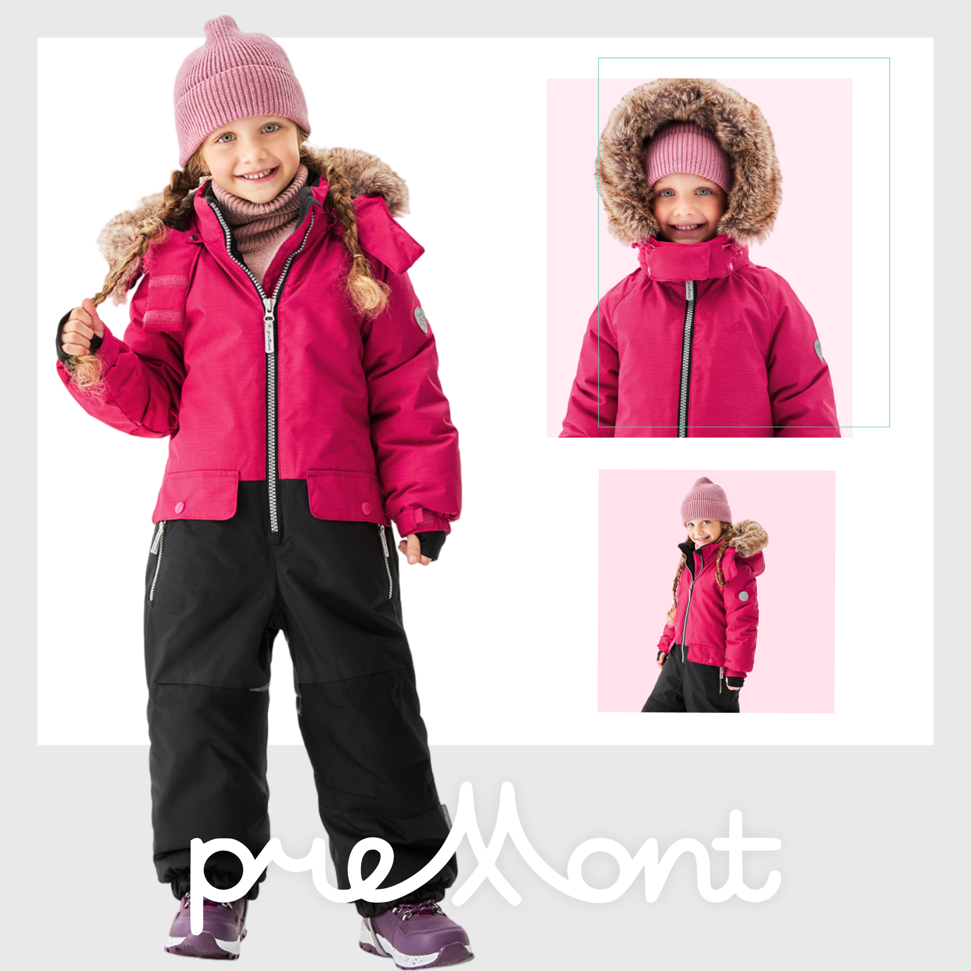 Комбинезон детский Premont WP311609 розовый 146 11759₽