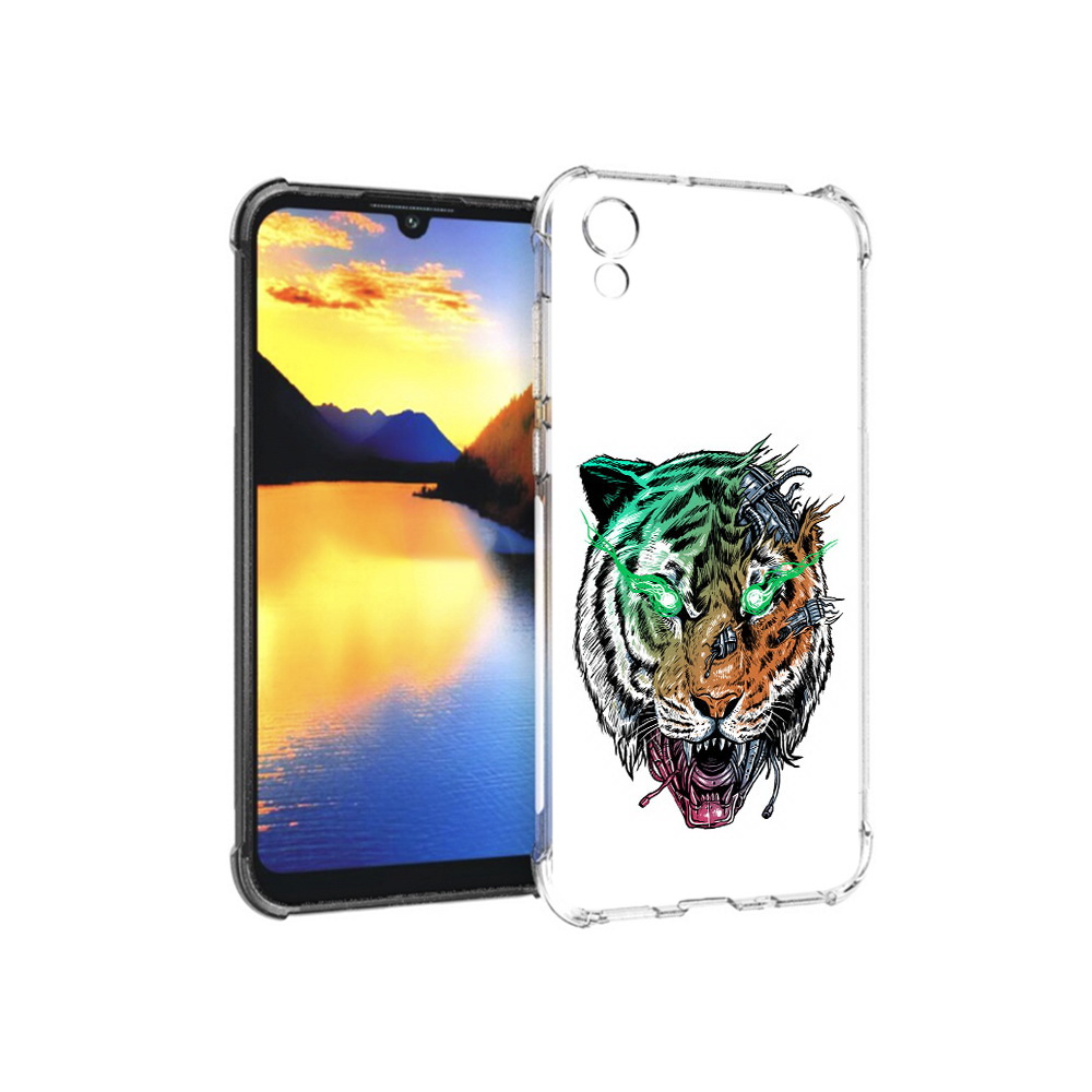 

Чехол MyPads Tocco для Huawei Y5 робо-тигр, Прозрачный, Tocco