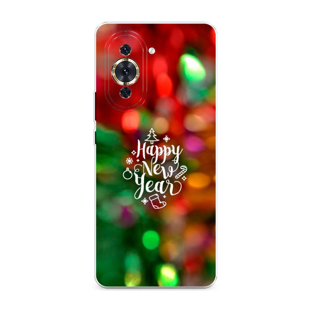 

Чехол для Huawei Nova 10 Pro "Новый Год на елке", Зеленый;красный;желтый, 6109050-5