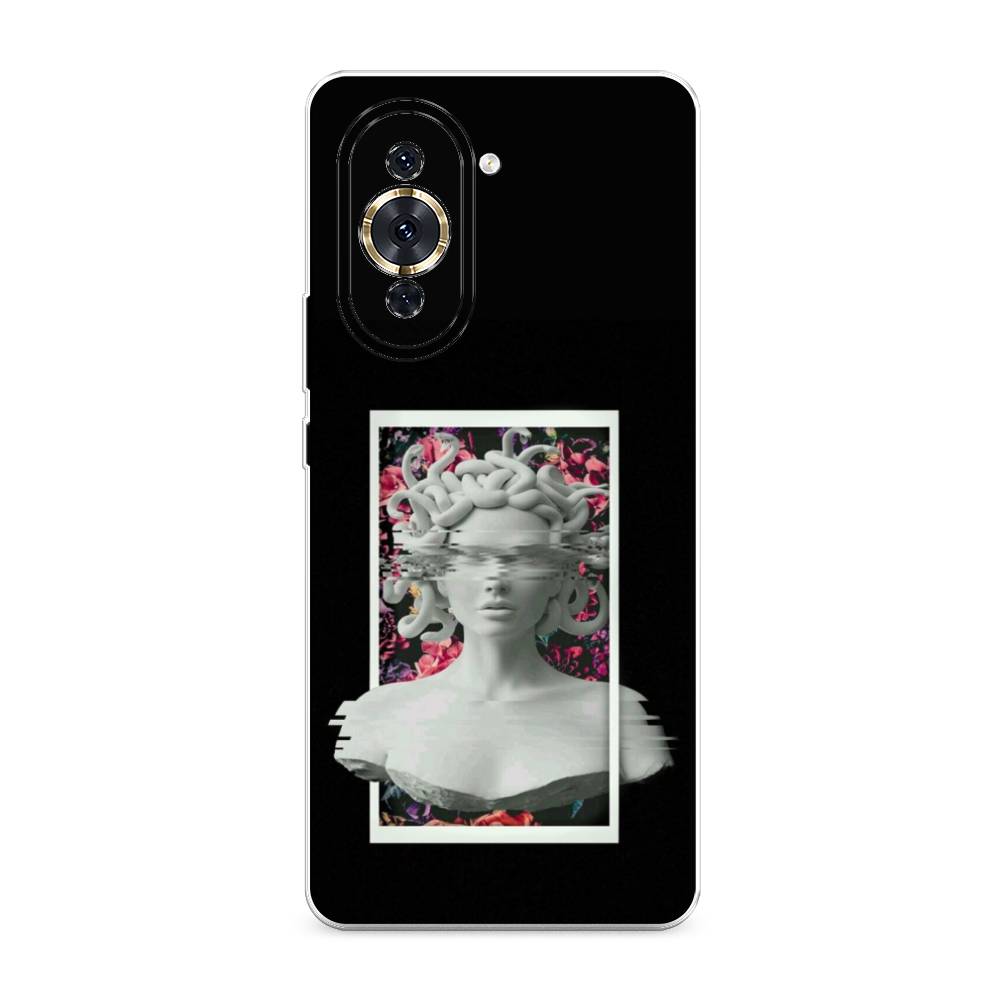 

Чехол для Huawei Nova 10 Pro "Web Punk Медуза Горгона", Черный;серый, 6109050-6