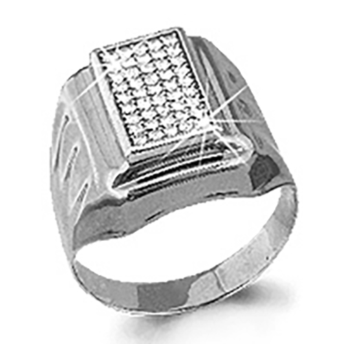 

Кольцо из серебра с фианитом Aquamarine Aquamarine 62080А_925_р р. 21,5, 62080А_925_р