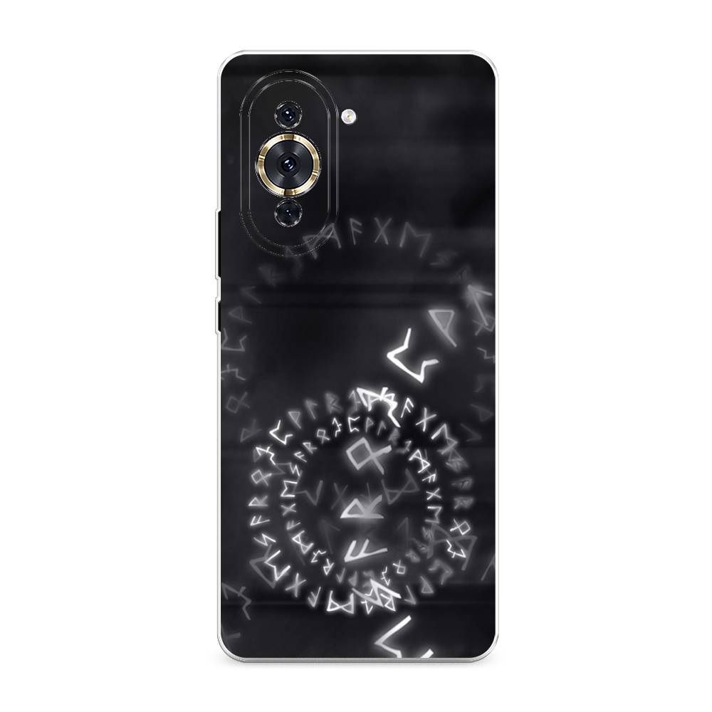 

Чехол для Huawei Nova 10 Pro "Руны", Серый;черный, 6109050-3