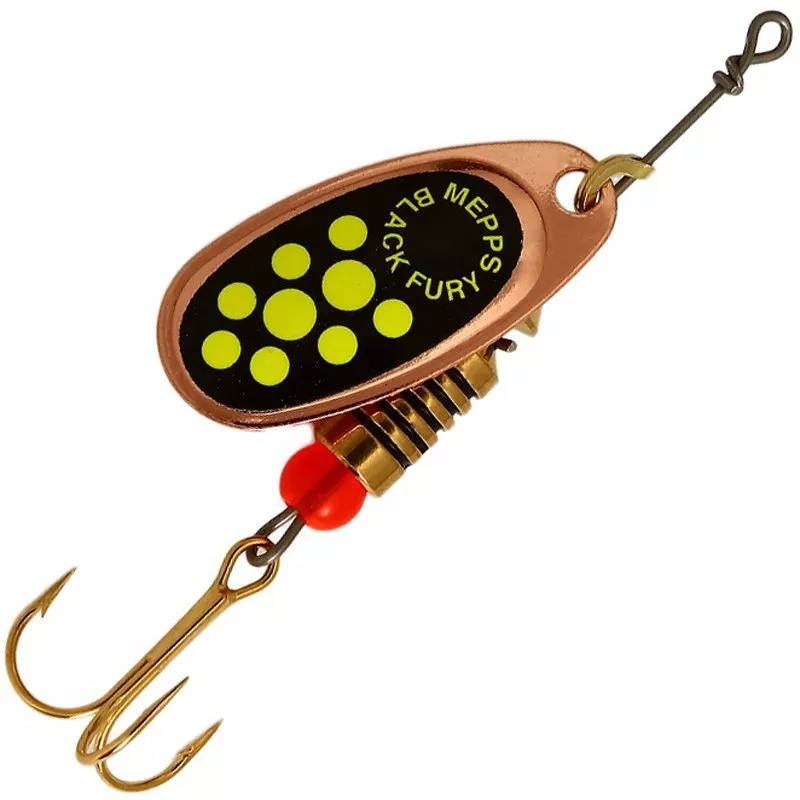 

Блесна Mepps Comet Black Fury №00 copper/fluo/chart, Желтый;медный, Comet Black Fury