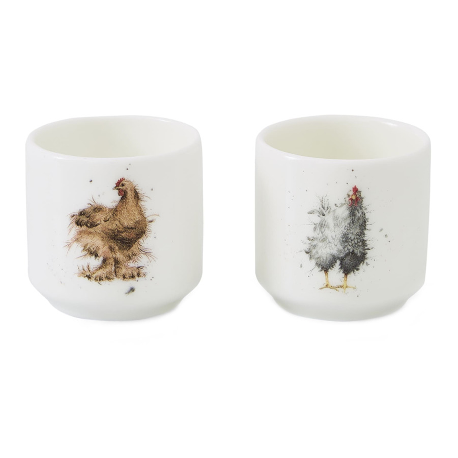 

Набор подставок для яиц Royal Worcester Забавная фауна Курицы 5 см, 2 шт