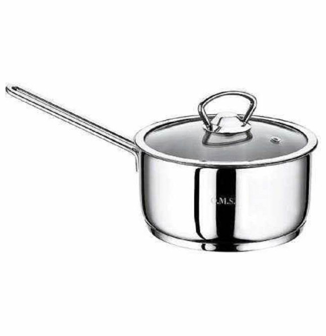 

Ковш 14 х 8 см со стеклянной крышкой 1,2 л O.M.S. Collection "SINGLE COOKWARE" / 284236, SINGLE COOKWARE