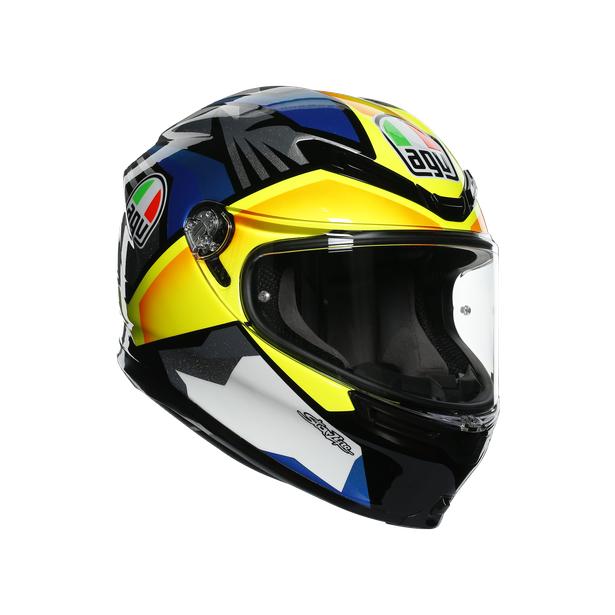 фото Шлем agv k-6 multi joan black/blue/yellow xxl