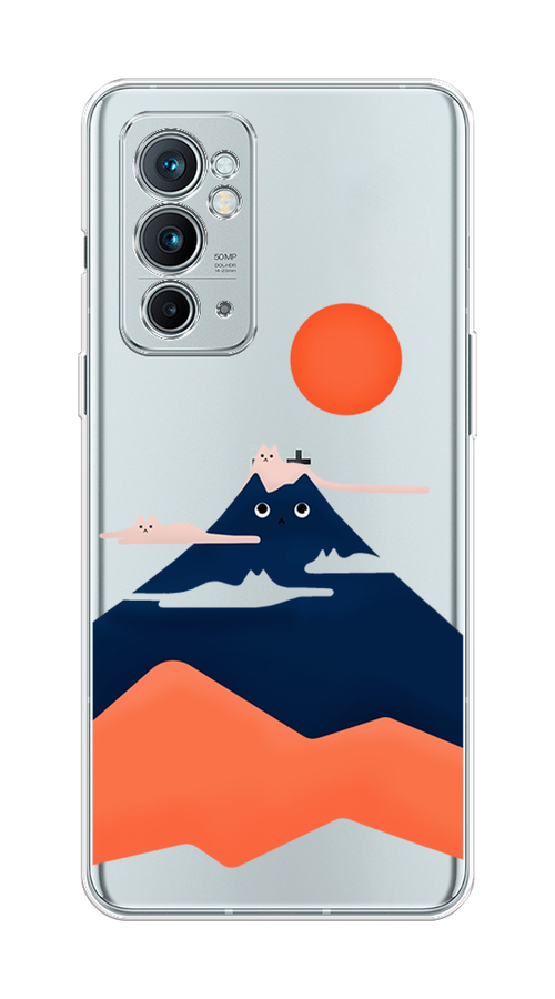 

Чехол на OnePlus 9RT "Кот-гора", Черный;оранжевый, 152050-4
