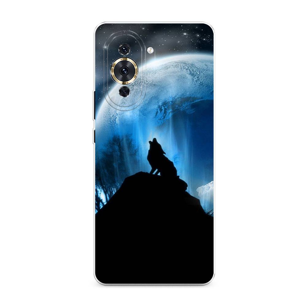 

Чехол для Huawei Nova 10 Pro "Волк 2", Синий;черный;белый, 6109050-1